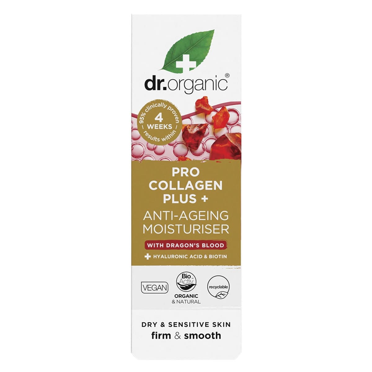 Thumbnail Dr Organic Pro Collagen Plus+ Anti Aging Moisturiser Dragon's Blood 50ml