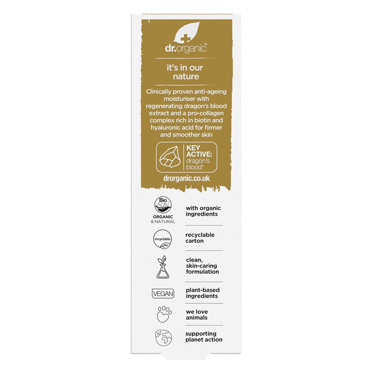 Thumbnail Dr Organic Pro Collagen Plus+ Anti Aging Moisturiser Dragon's Blood 50ml