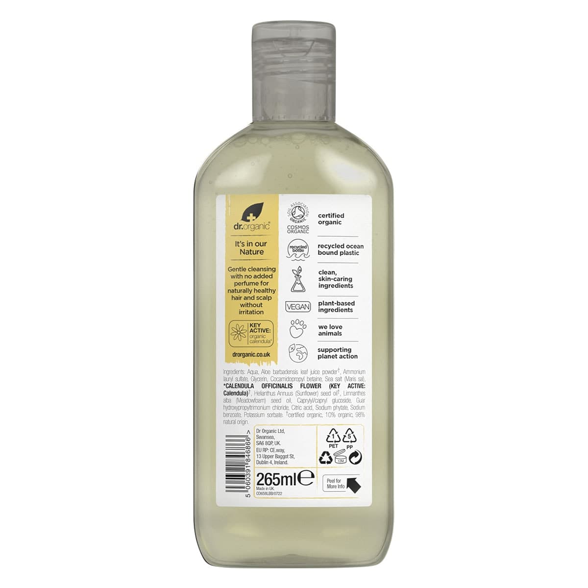 Thumbnail Dr Organic Calendula Shampoo Fragrance Free 265ml