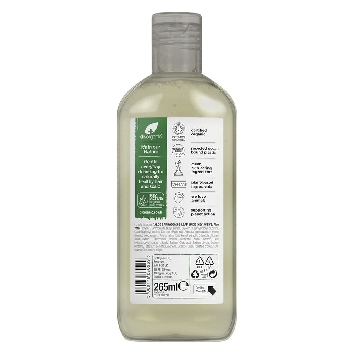 Thumbnail Dr Organic Aloe Vera Shampoo 265ml