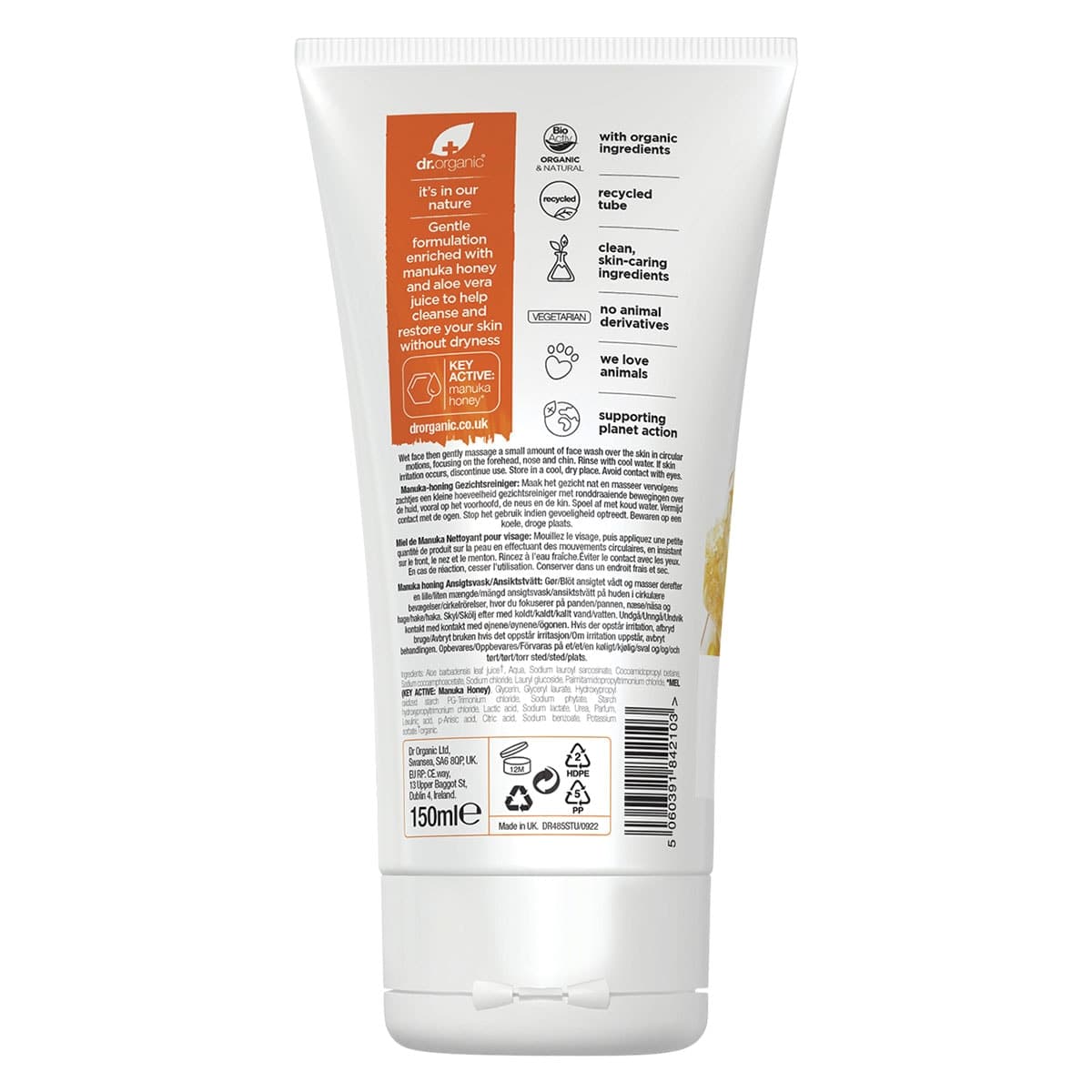 Thumbnail Dr Organic Manuka Honey Face Wash 150ml
