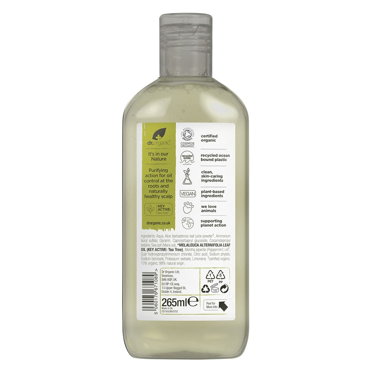 Thumbnail Dr Organic Tea Tree Shampoo 265ml