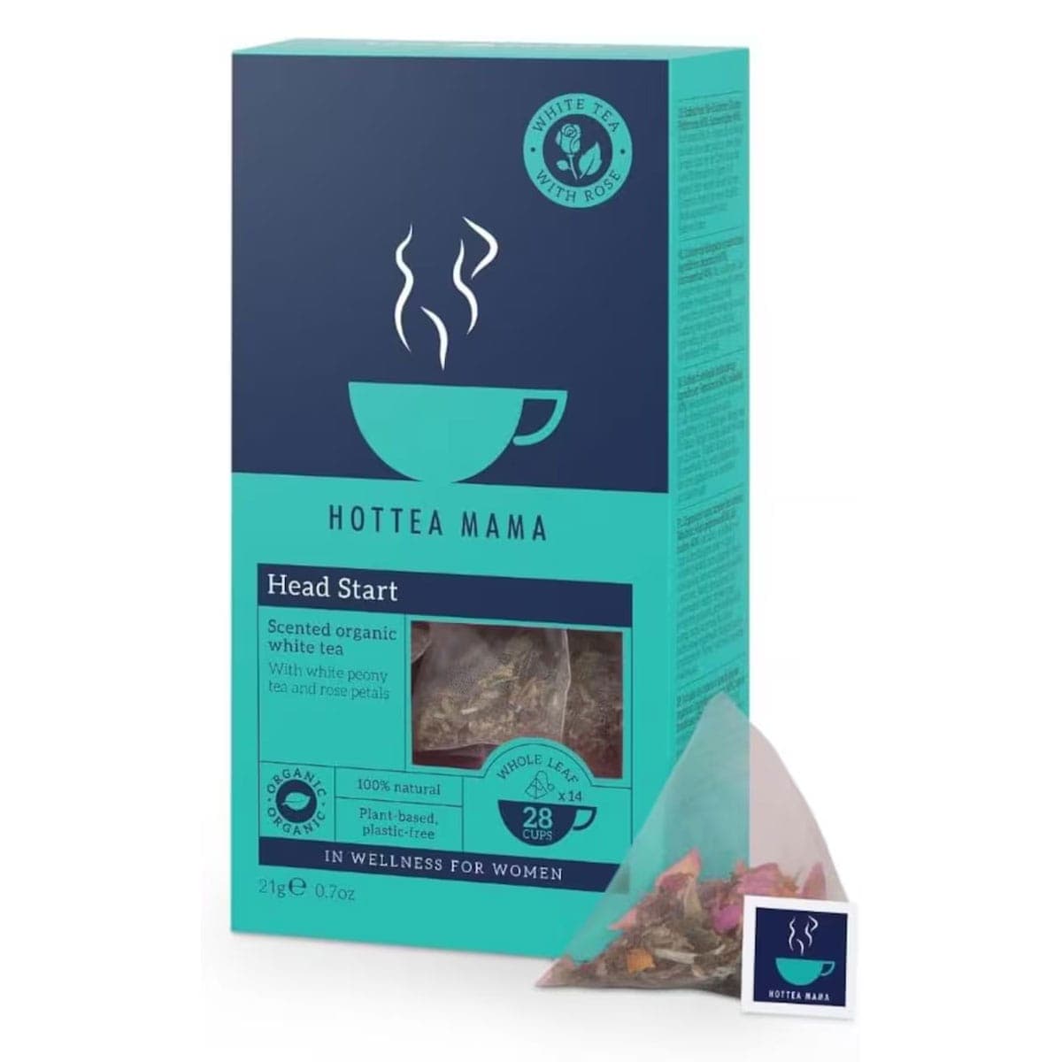Thumbnail Hottea Mama Organic Head Start White Tea 14 Pack