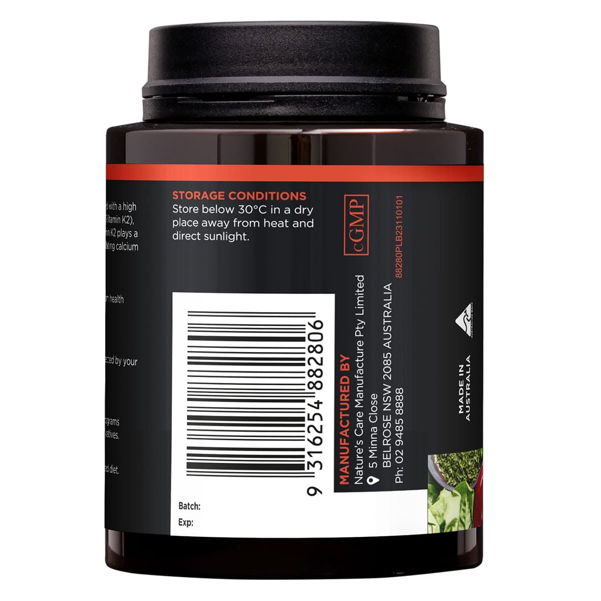 Thumbnail Nature's Care Pro Vitamin K2 180mcg 60 Capsules