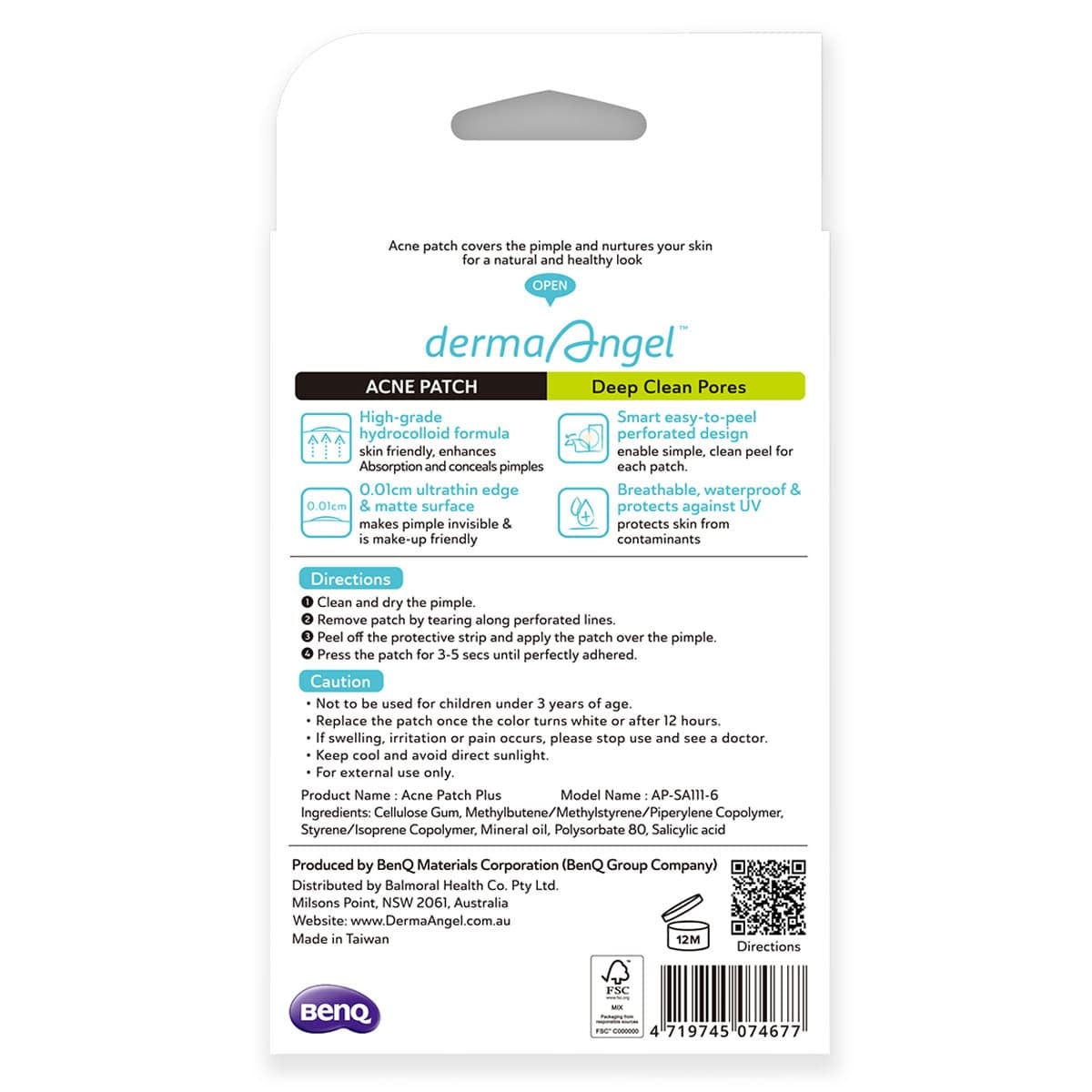 Thumbnail Derma Angel Acne Patches Night 24 Pack