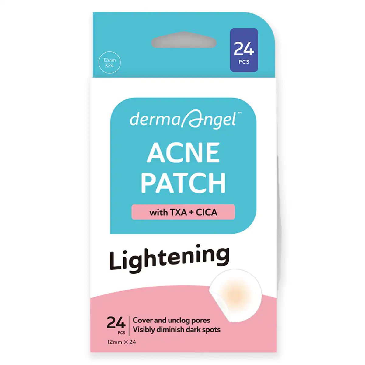 Thumbnail Derma Angel Acne Lightening Patches With TXA & CICA 24 Pack