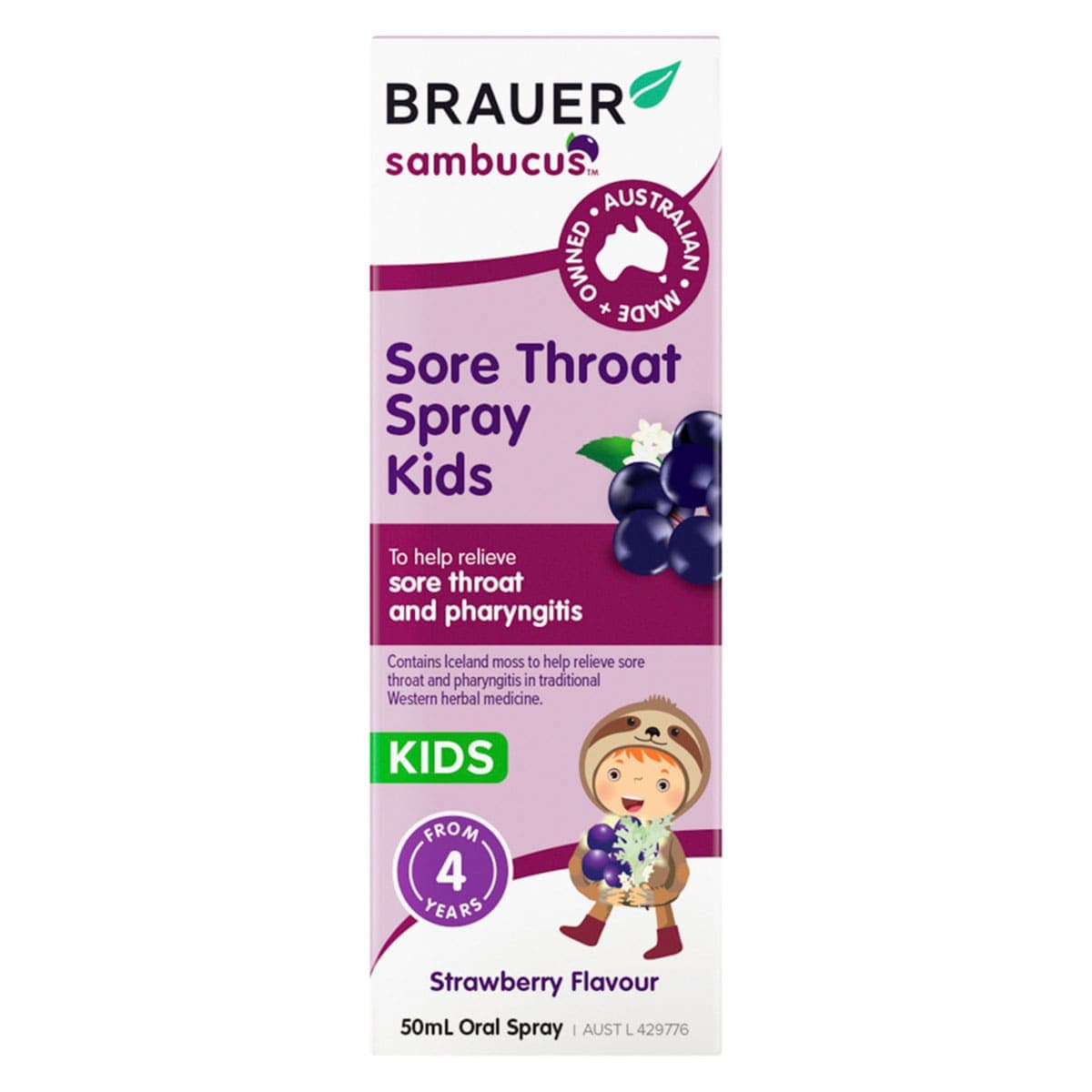 Thumbnail Brauer Sore Throat Spray Kids 50ml