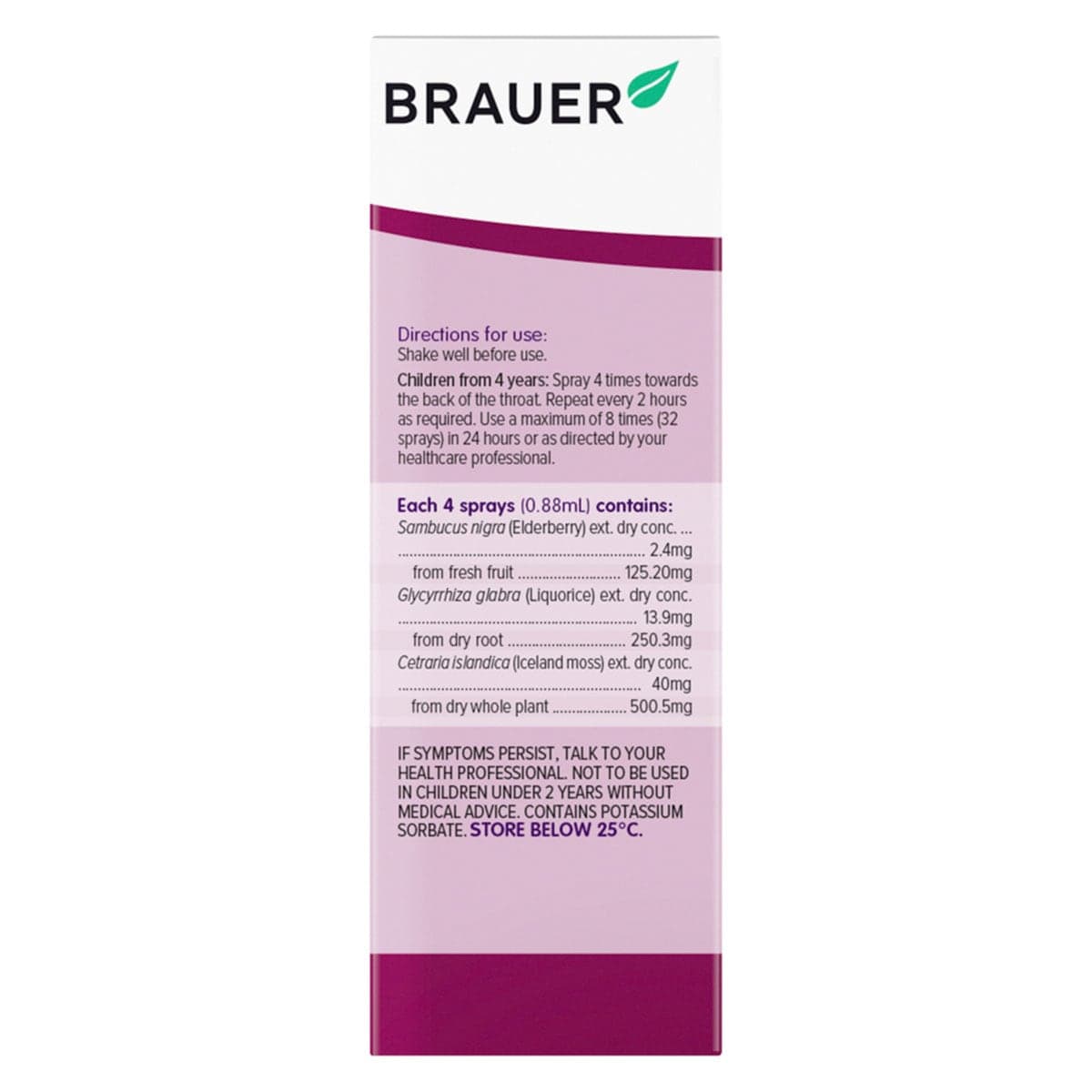 Thumbnail Brauer Sore Throat Spray Kids 50ml