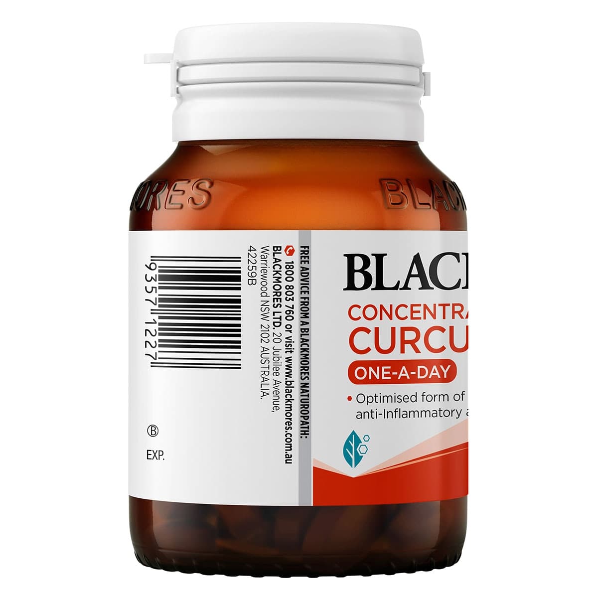 Thumbnail Blackmores Concentrated Curcumin One-A-Day 30 Tablets