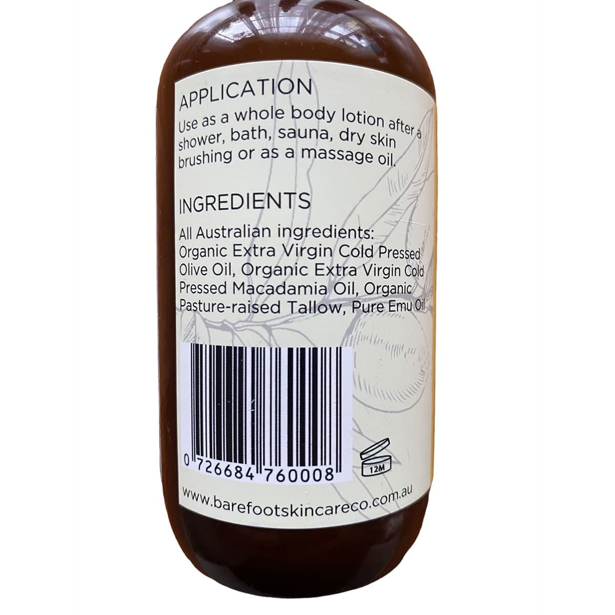 Thumbnail Barefoot Skincare Tallow Body Lotion 190ml