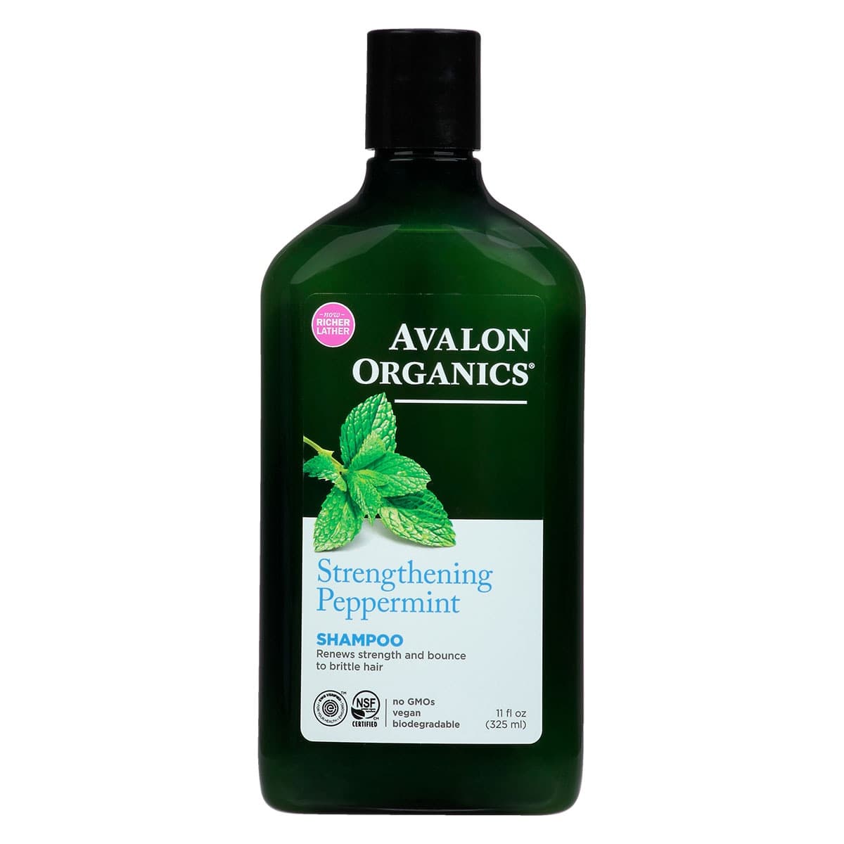 Thumbnail Avalon Organics Strengthening Peppermint Shampoo 325mL