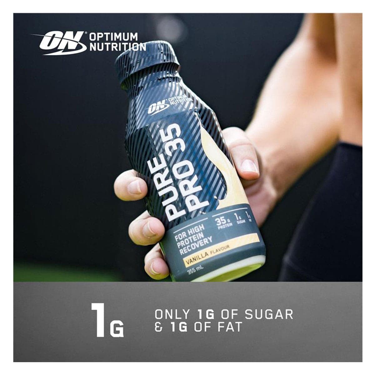 Thumbnail Optimum Nutrition Pure Pro 35 Protein Shake Vanilla 355ml