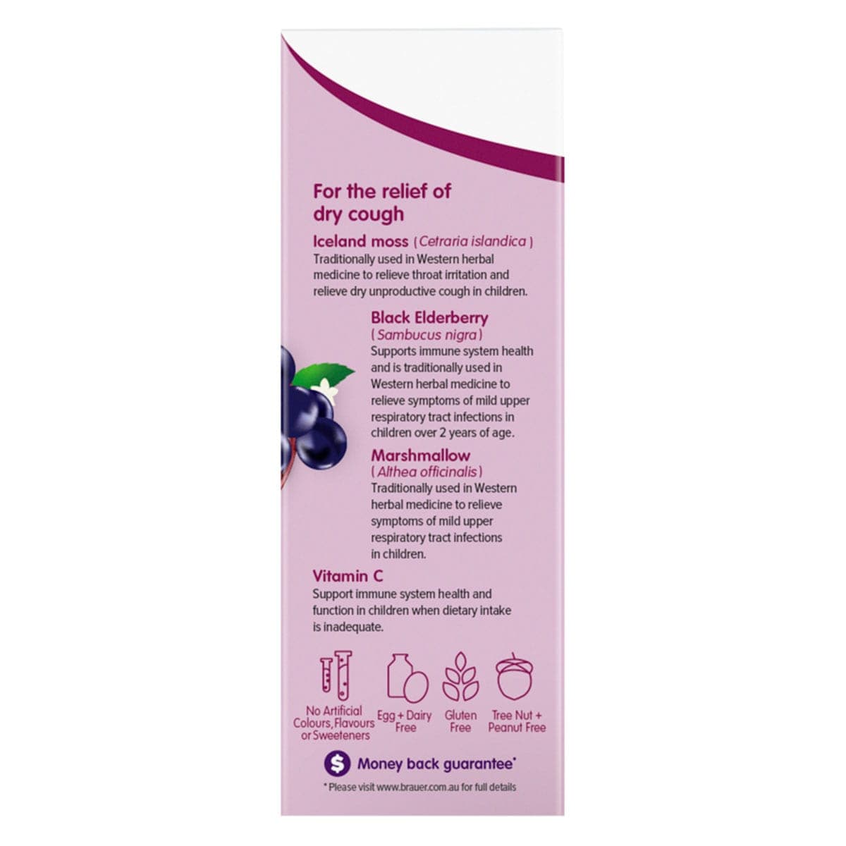 Thumbnail Brauer Black Elderberry Dry Cough Kids 100ml
