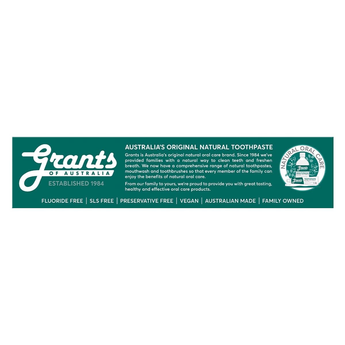 Thumbnail Grants Whitening Toothpaste With Spearmint 110g