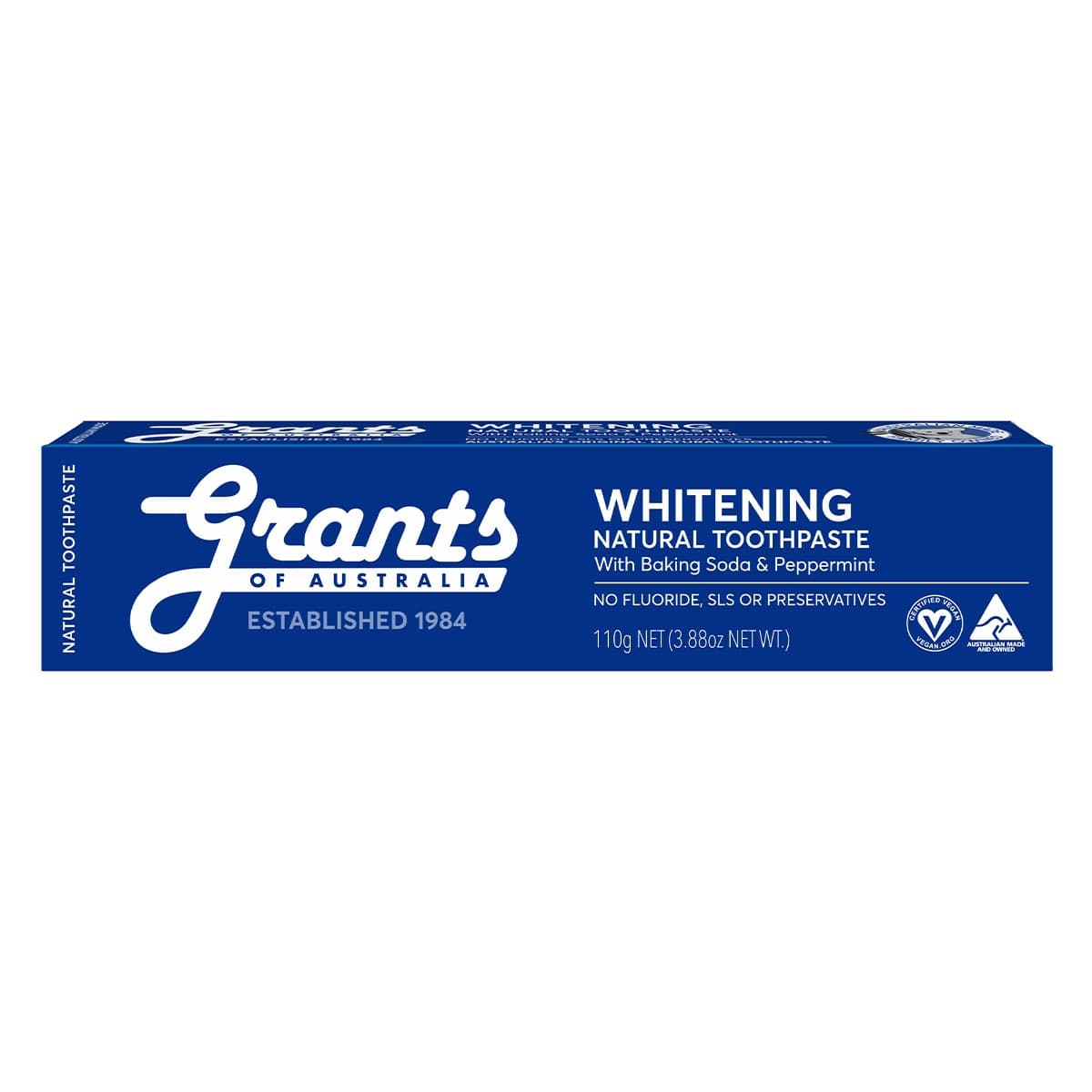 Thumbnail Grants Natural Whitening Toothpaste with Baking Soda 110g