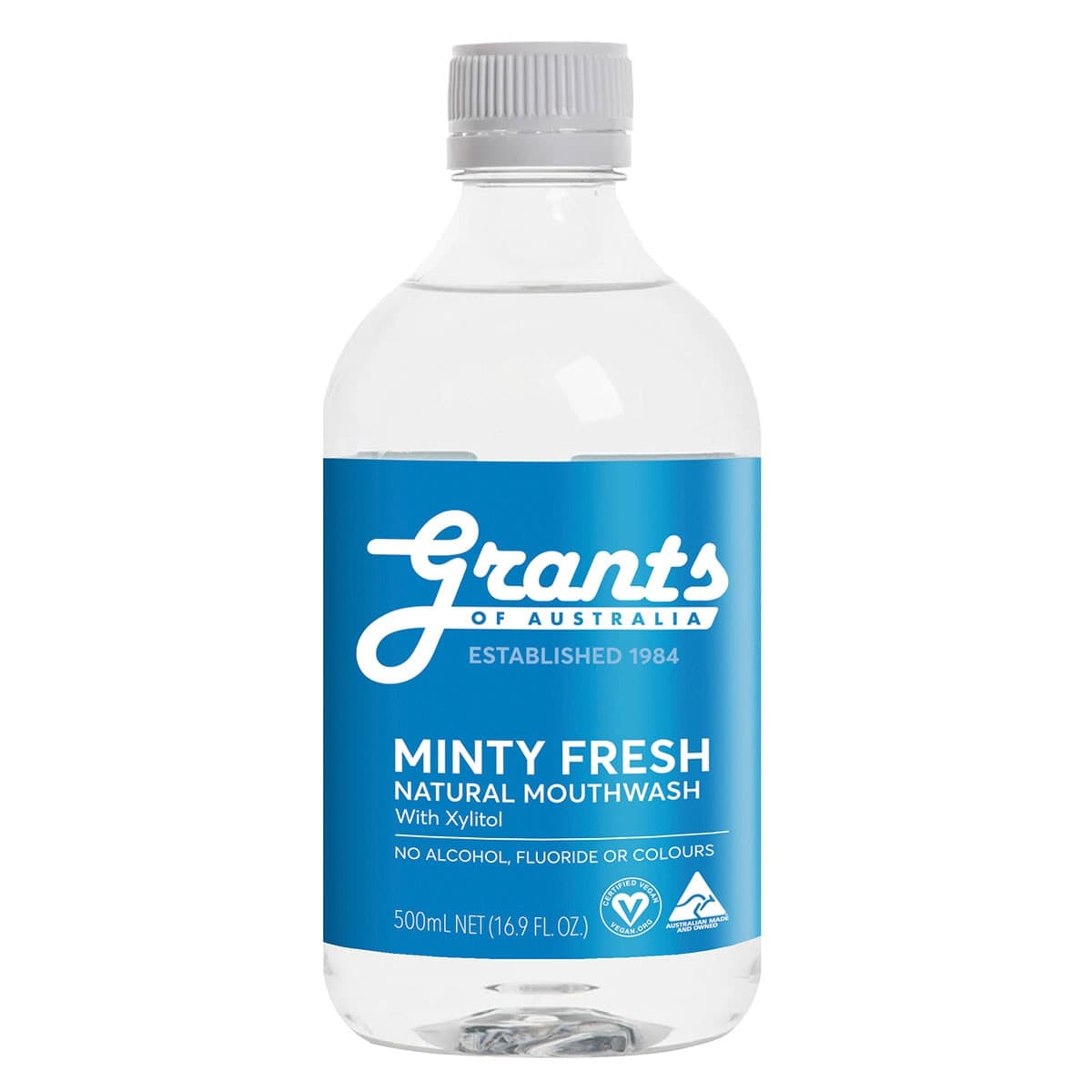 Thumbnail Grants Natural Minty Fresh Mouthwash With Xylitol 500ml