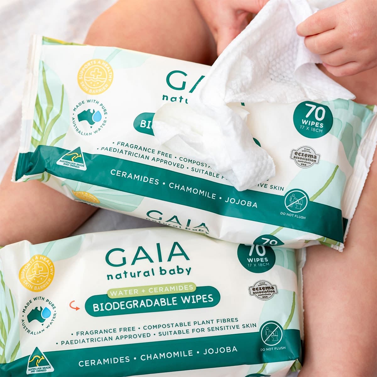 Thumbnail GAIA Biodegradable Water Wipes 280 Pack
