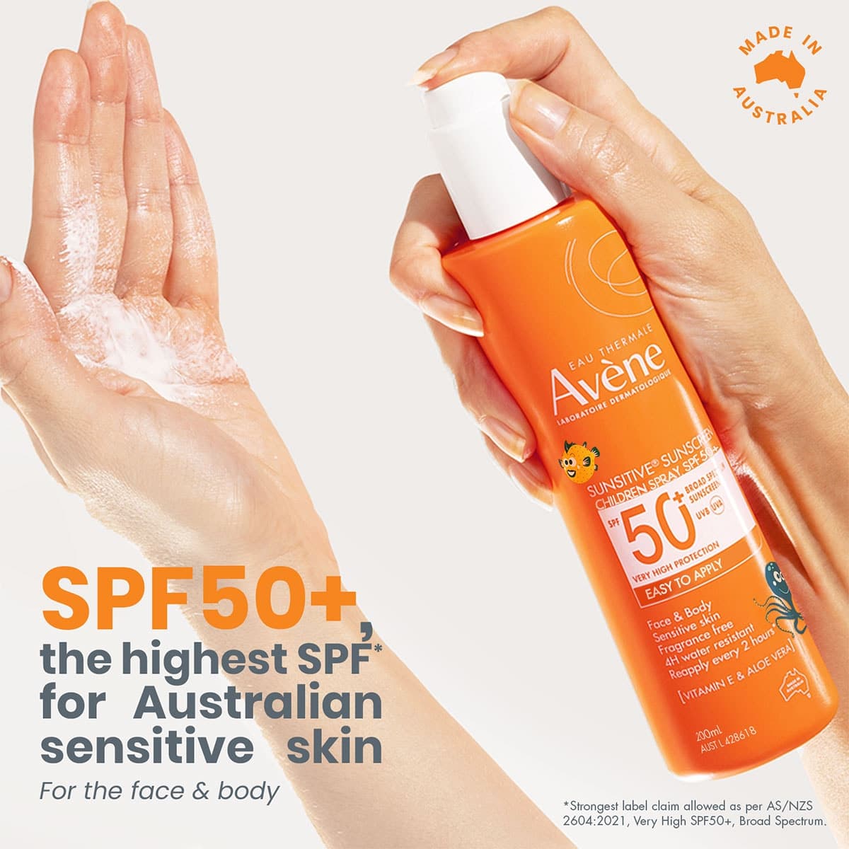 Thumbnail Avene Sunsitive Sunscreen Childrens Spray SPF50+ - 200ml