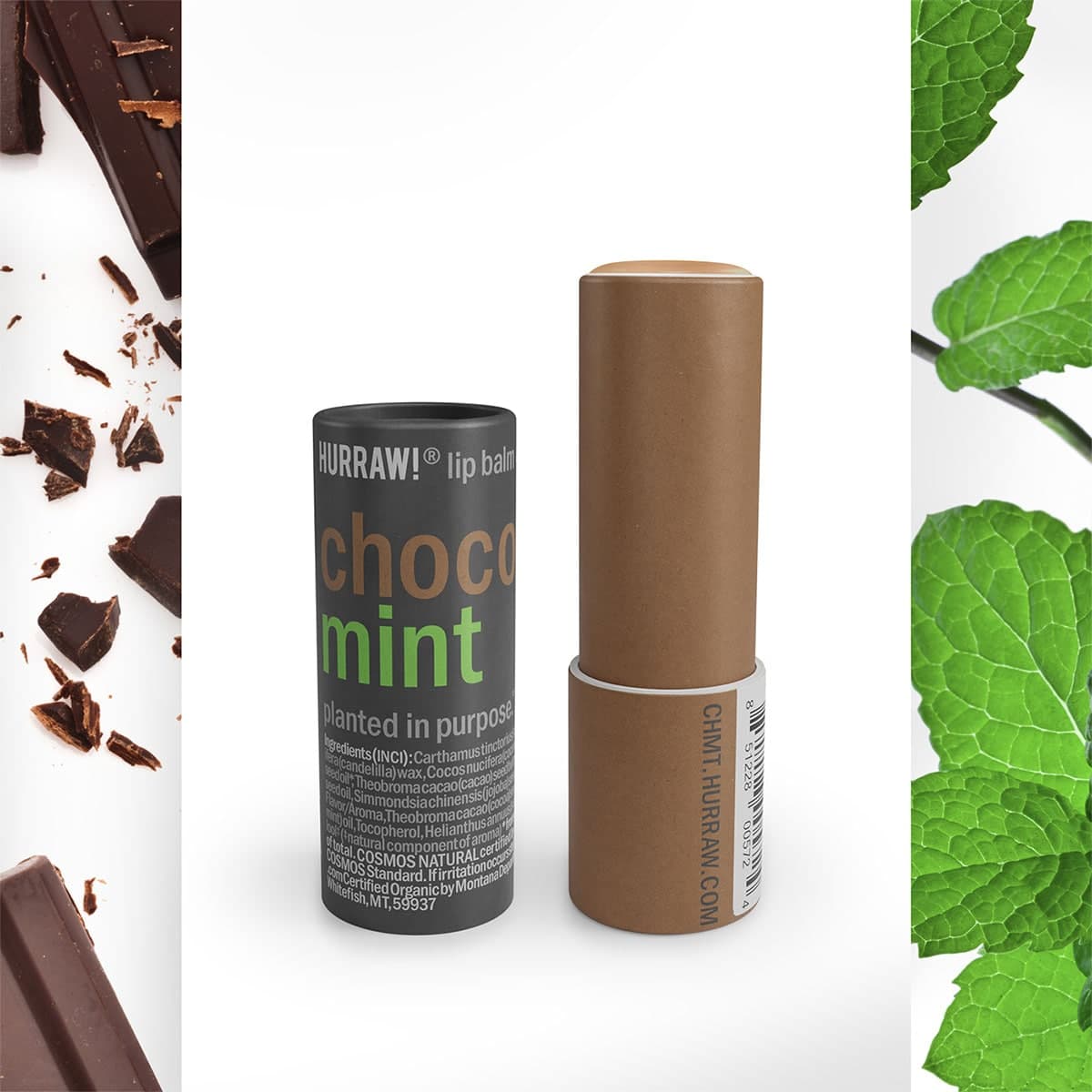 Thumbnail Hurraw Choco & Mint Lip Balm 4.8g