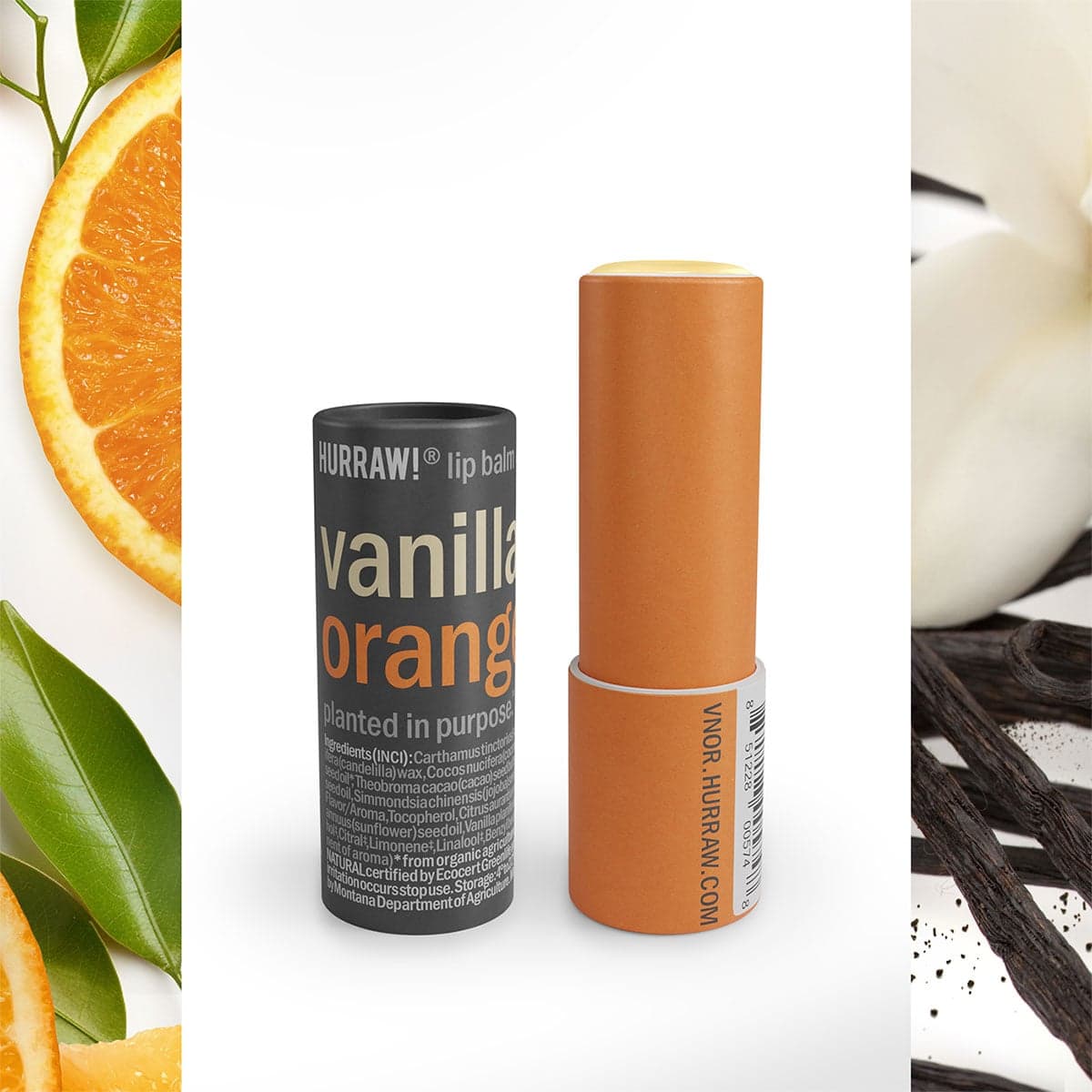 Thumbnail Hurraw Vanilla & Orange Lip Balm 4.8g