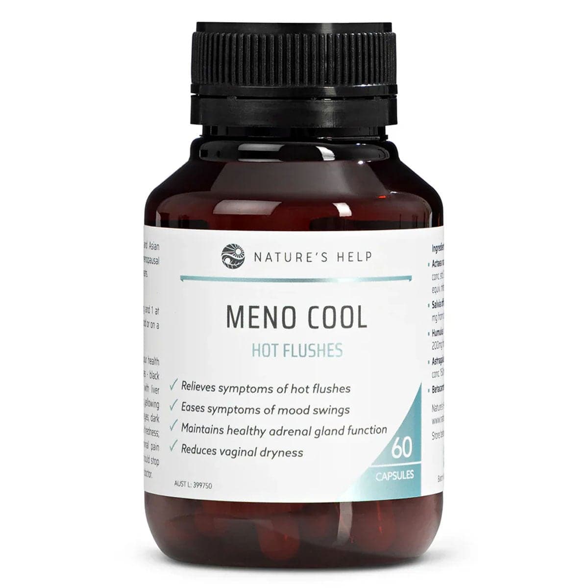 Thumbnail Nature's Help Meno Cool - Hot Flushes 60 Capsules