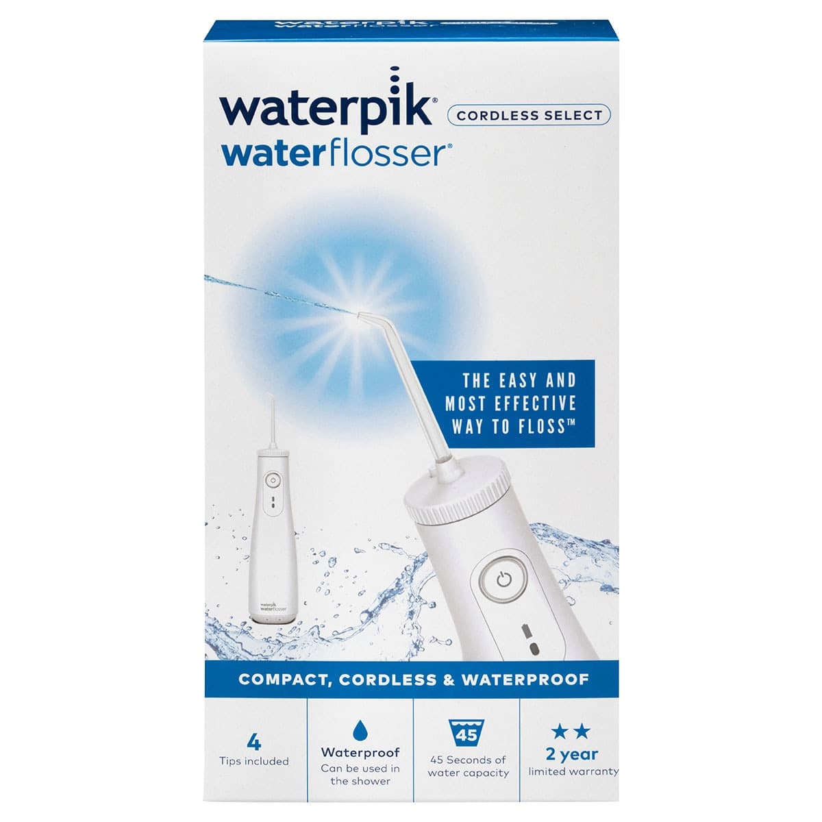 Thumbnail Waterpik Cordless Select Water Flosser White