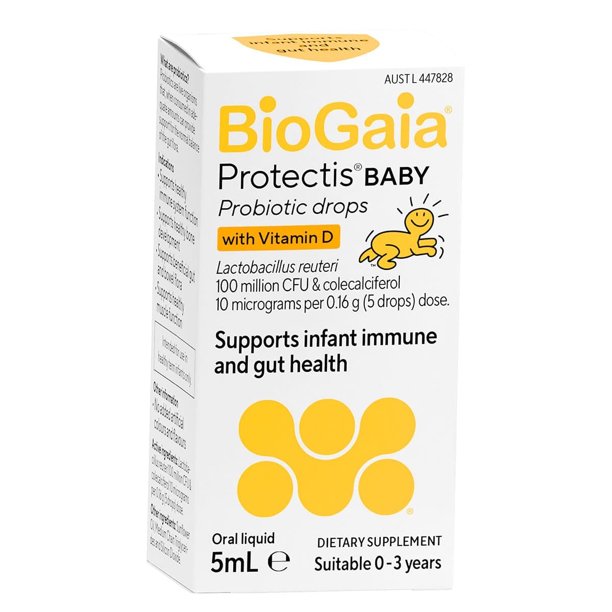 Thumbnail BioGaia Protectis Baby Probiotic Drops With Vitamin D 5ml
