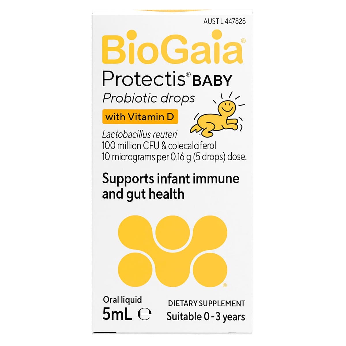 Thumbnail BioGaia Protectis Baby Probiotic Drops With Vitamin D 5ml
