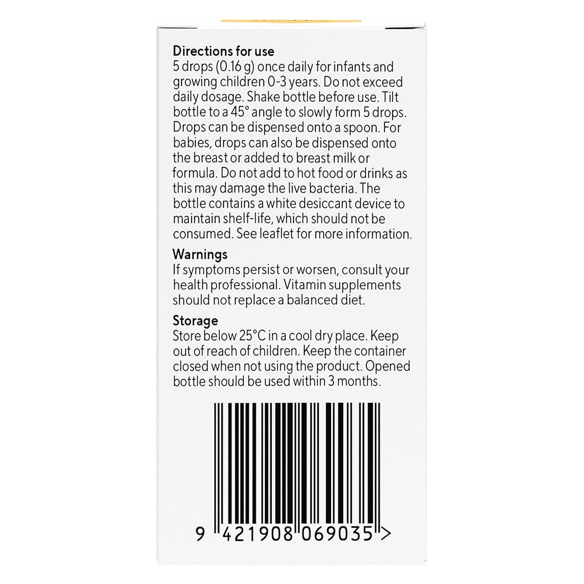 Thumbnail BioGaia Protectis Baby Probiotic Drops With Vitamin D 5ml