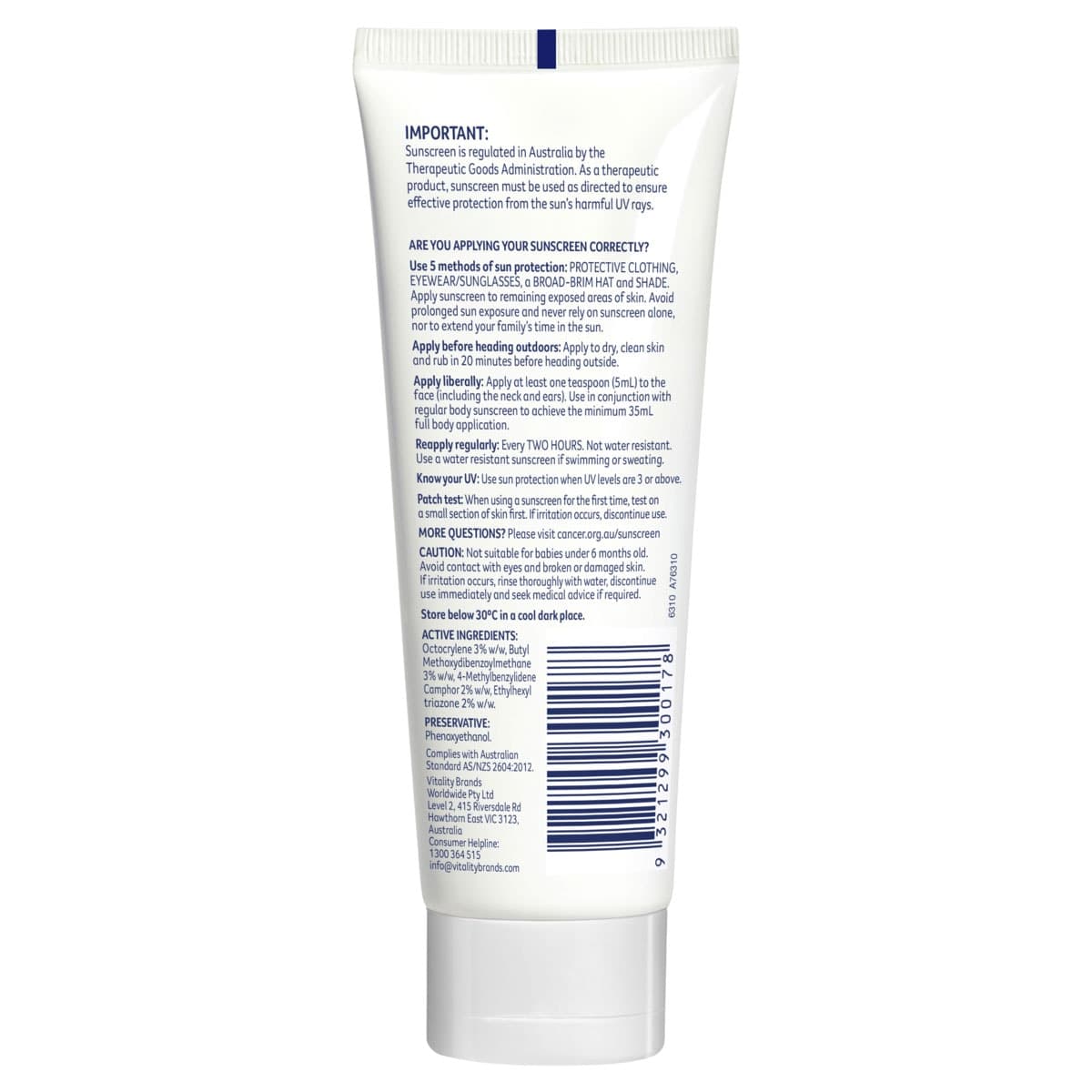 Thumbnail Cancer Council Face Day Wear Moisturiser Matte Medium Tint SPF50+ 75ml