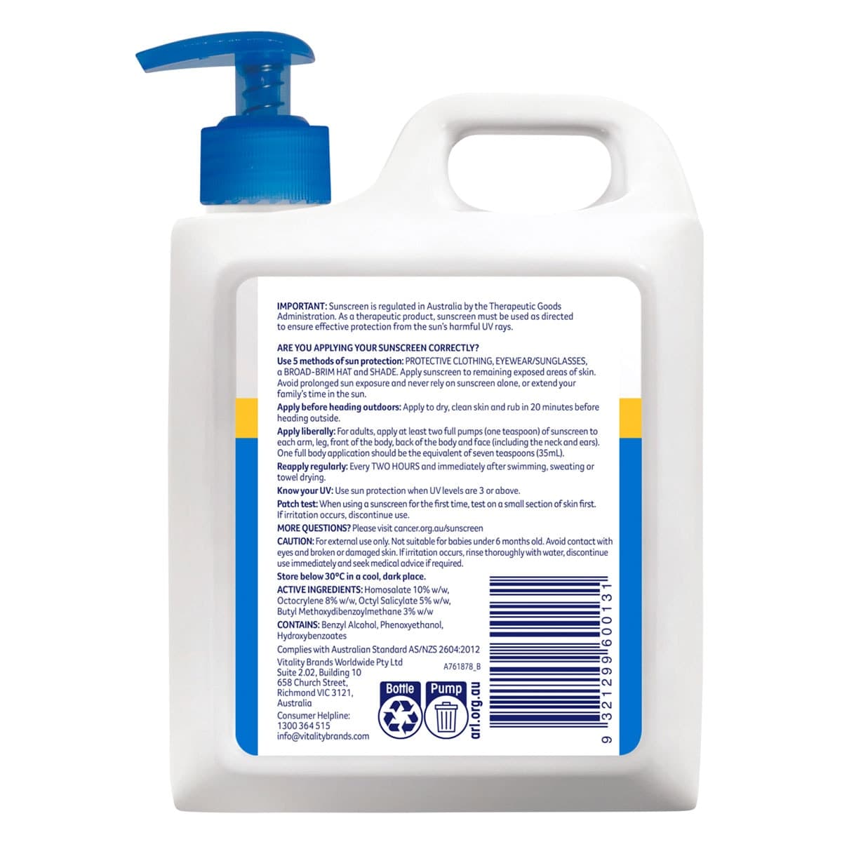 Thumbnail Cancer Council Ultra Sunscreen SPF50+ - 1 Litre