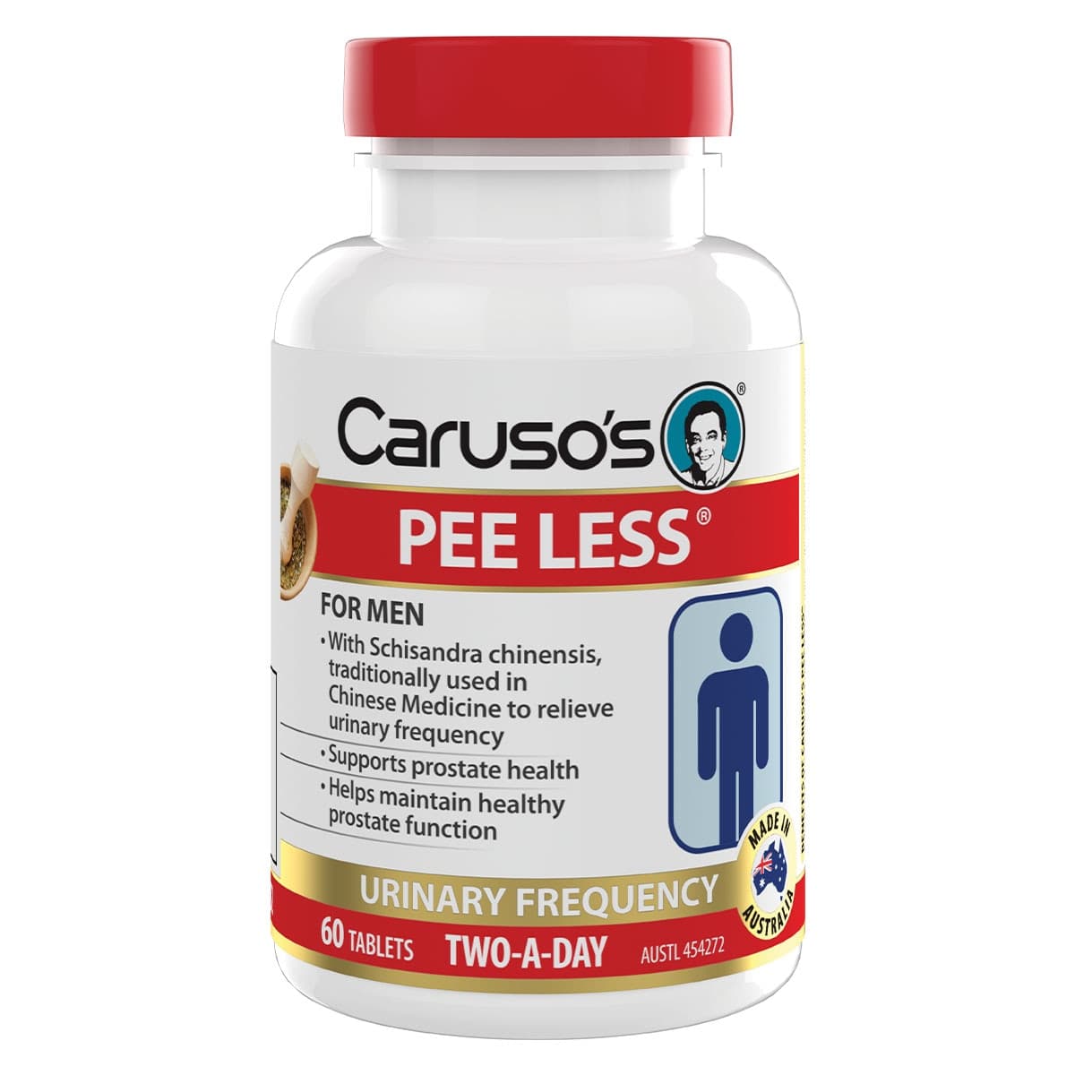 Thumbnail Carusos Pee Less 60 Tablets