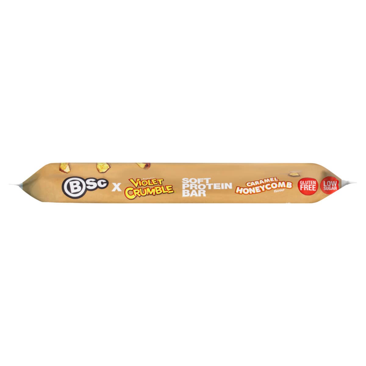 Thumbnail BSc x Violet Crumble Soft Protein Bars Caramel Honeycomb Box 12 x 55g