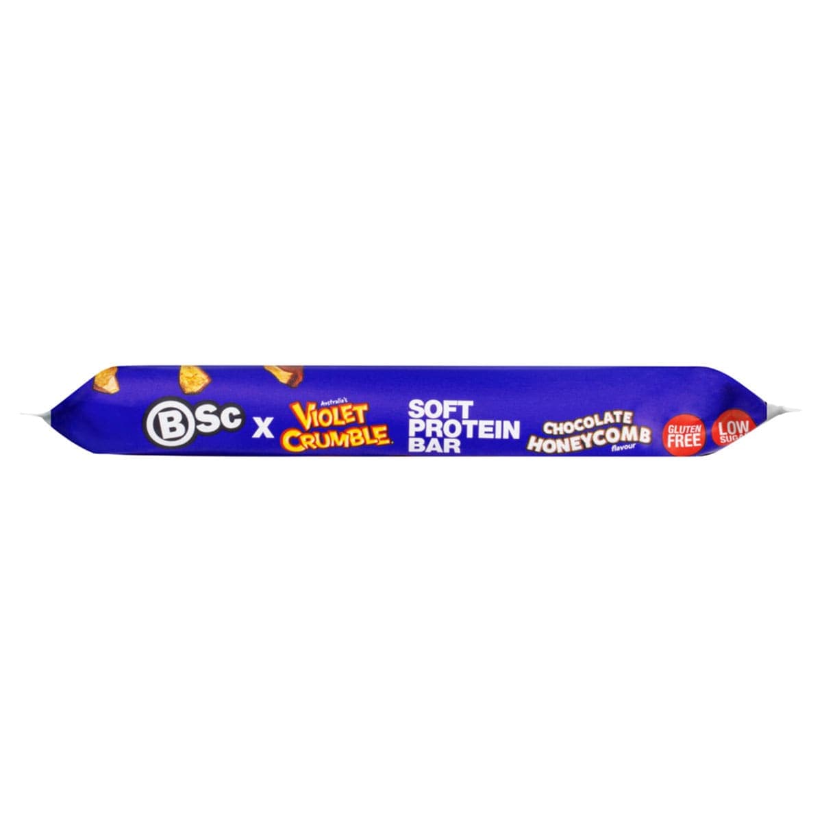 Thumbnail BSc x Violet Crumble Soft Protein Bars Choc Honeycomb Box 12 x 55g