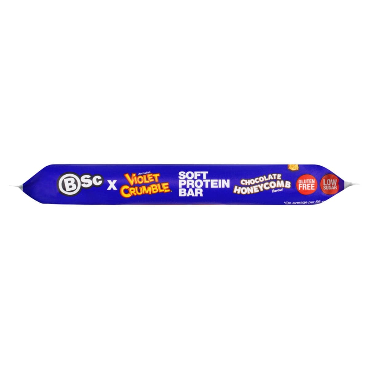 Thumbnail BSc x Violet Crumble Soft Protein Bars Choc Honeycomb Box 12 x 55g