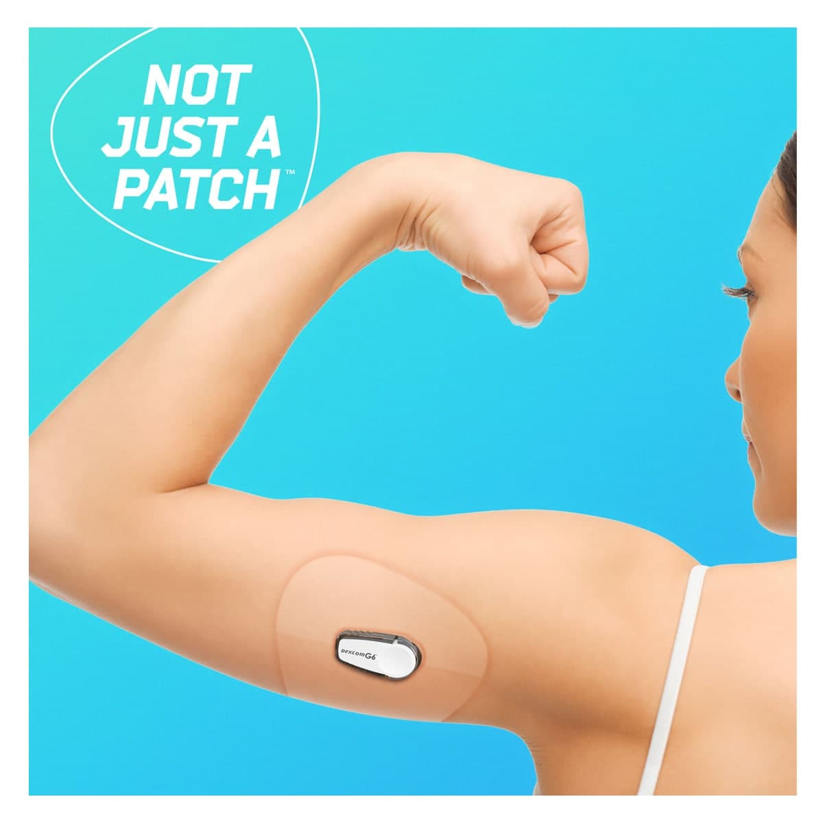 Thumbnail Not Just A Patch CGM Sensor Patch Clear 20 Pack