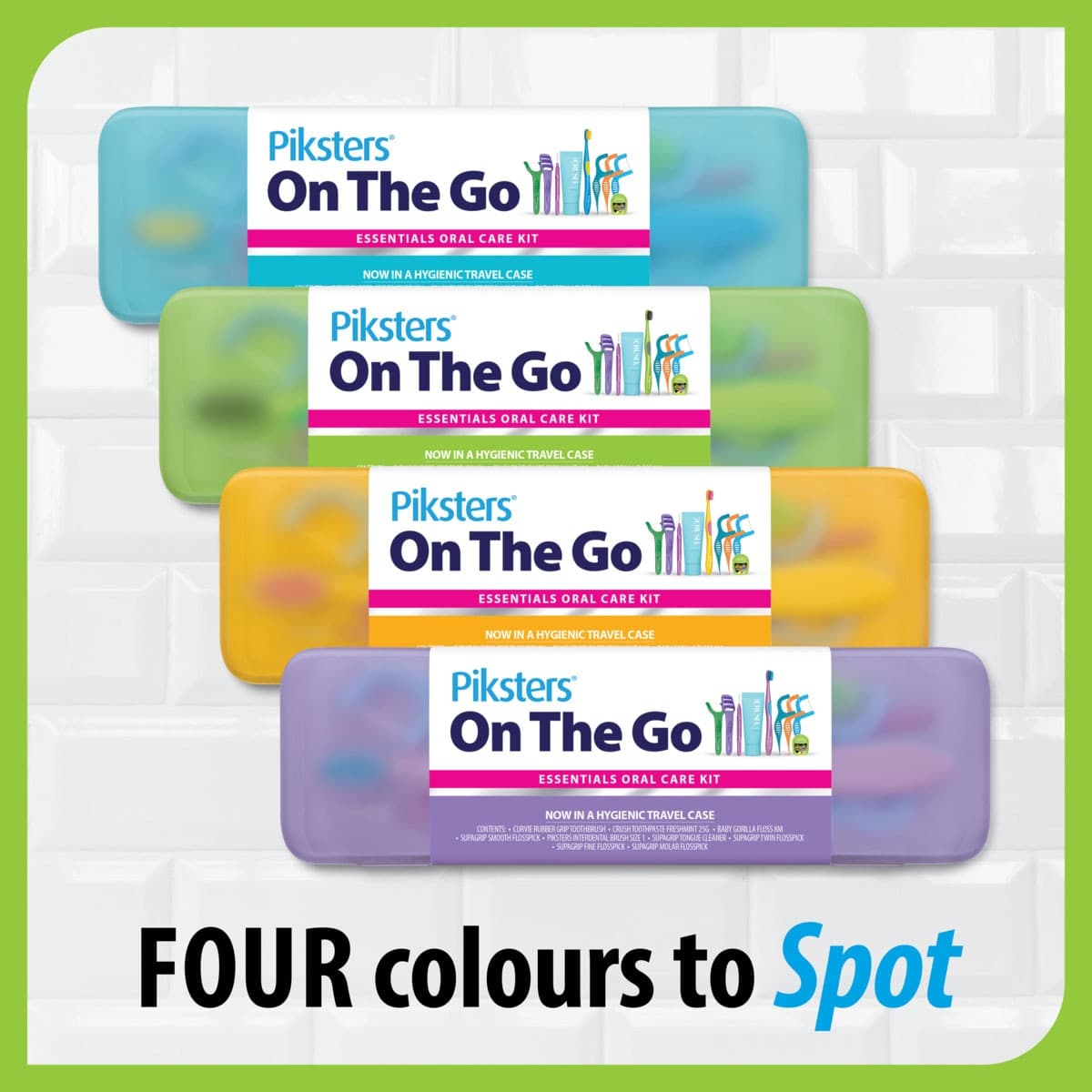 Thumbnail Piksters On the Go Essential Oral Care Kit - Adult