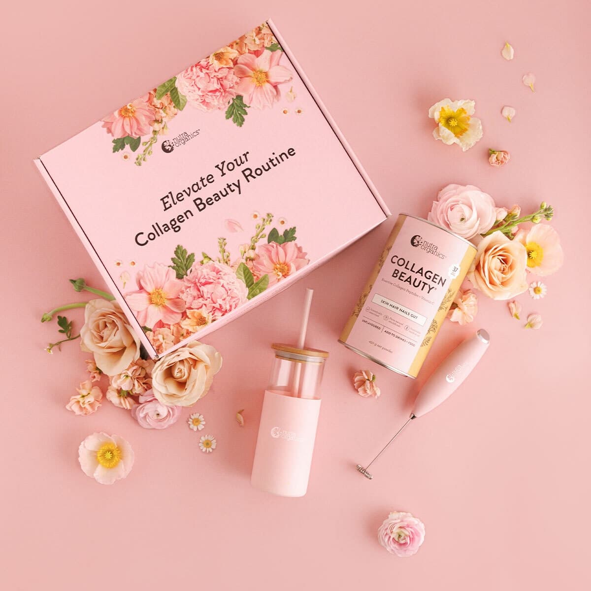 Thumbnail Nutra Organics Let's Glow Collagen Gift Box 450g
