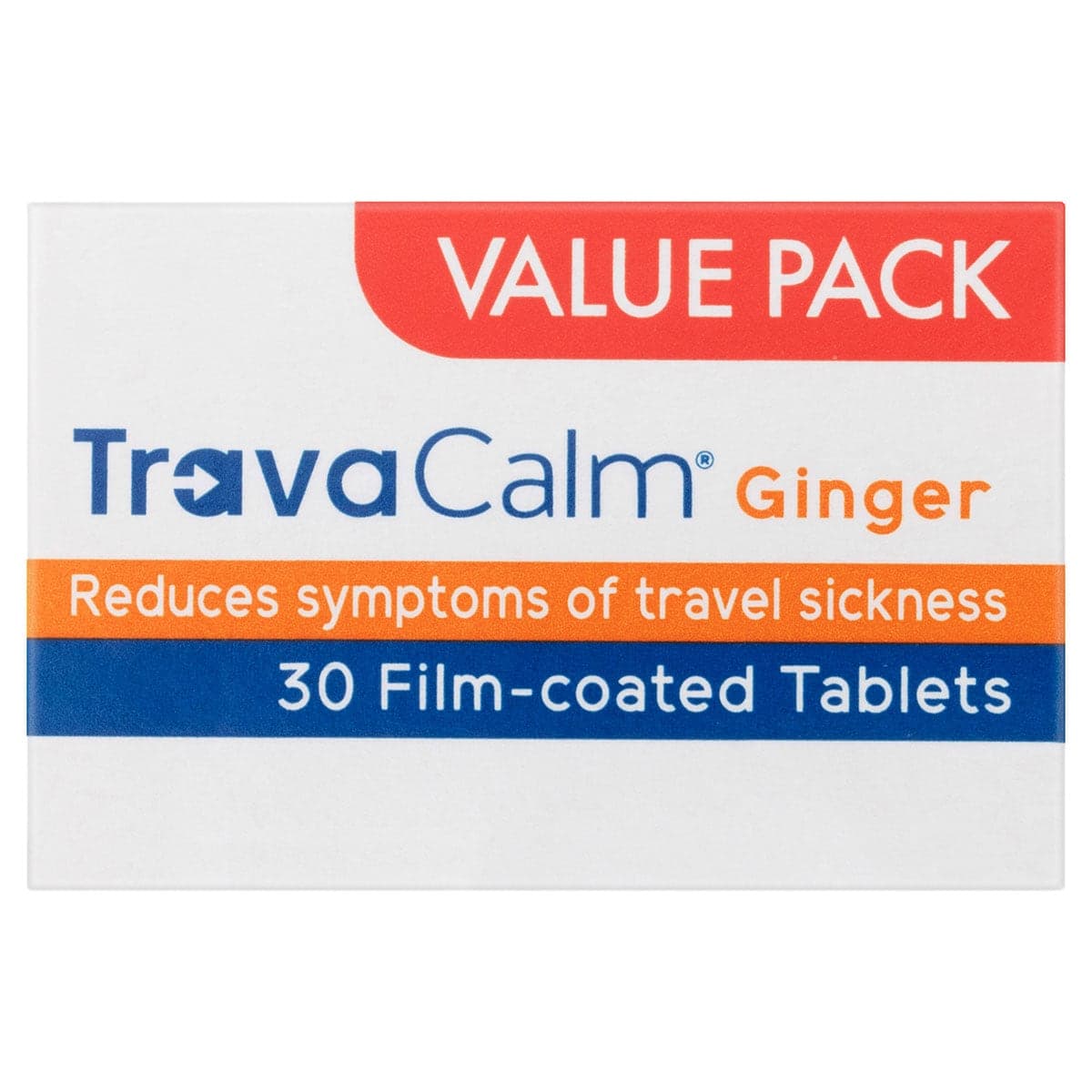 Thumbnail TravaCalm Travel Sickness Ginger 30 Tablets