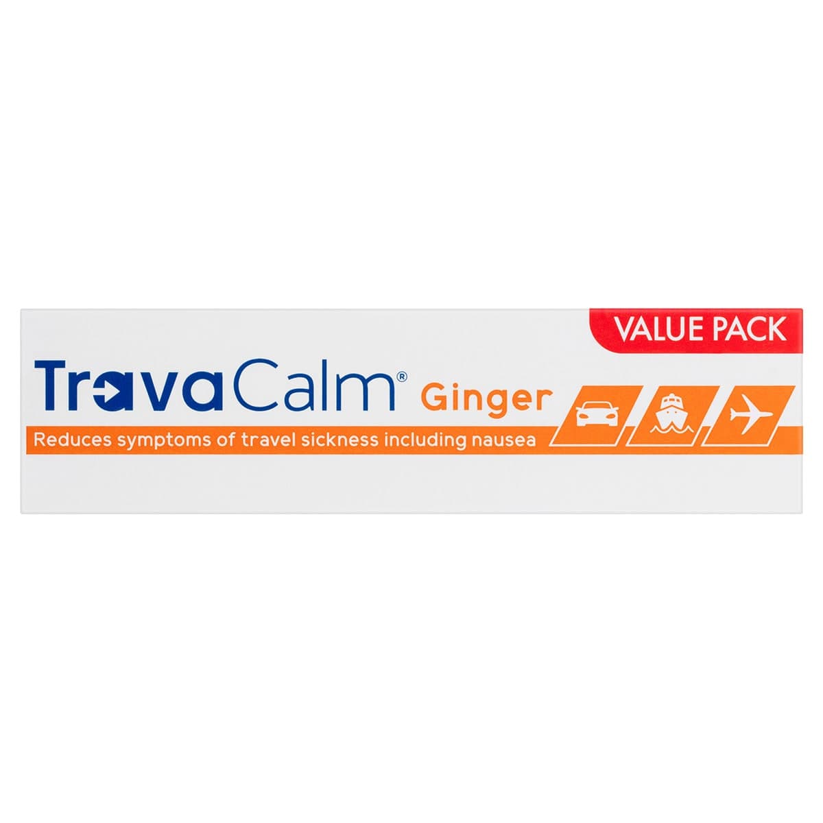 Thumbnail TravaCalm Travel Sickness Ginger 30 Tablets