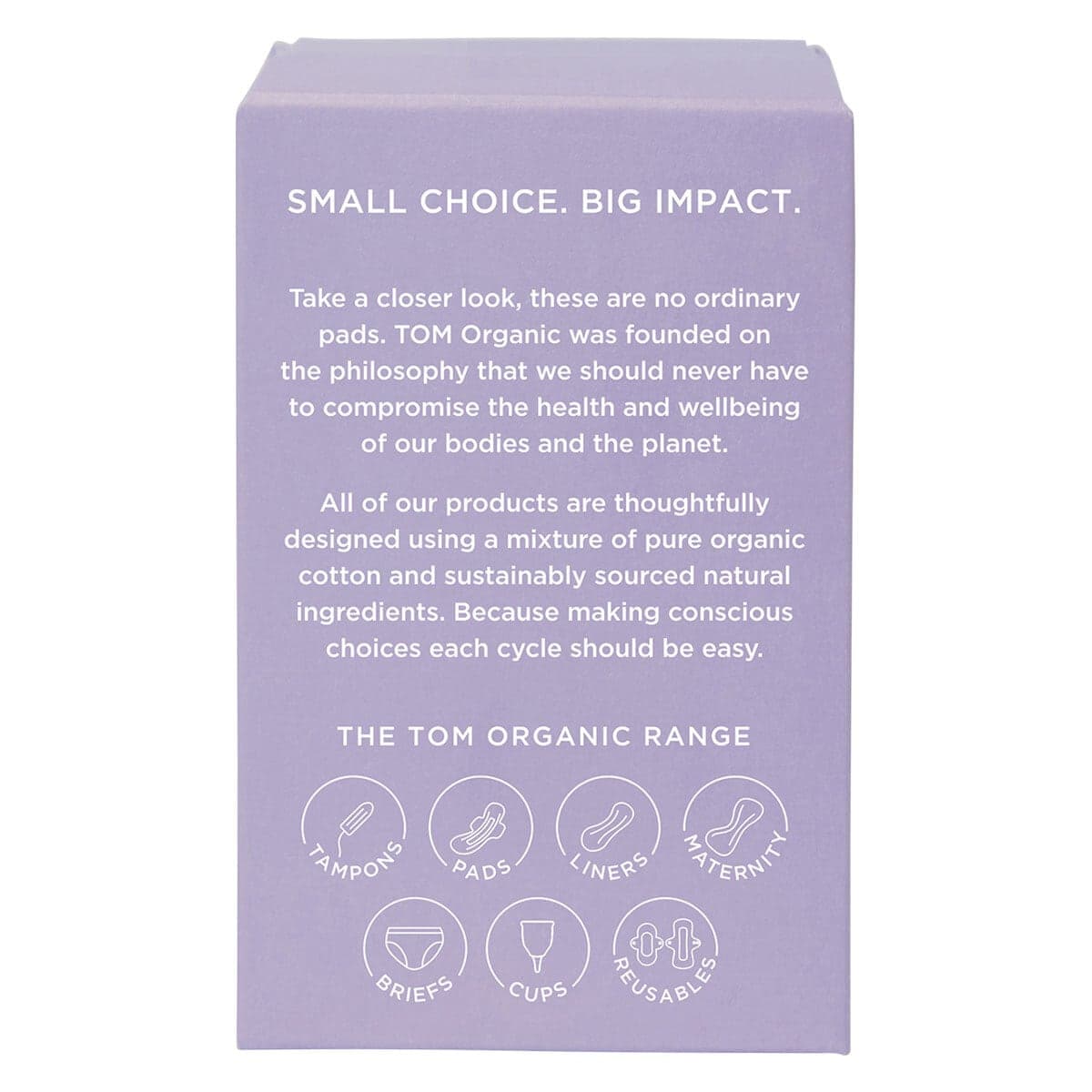 Thumbnail Tom Organic Ultra Thin Overnight Pads 8 Pack