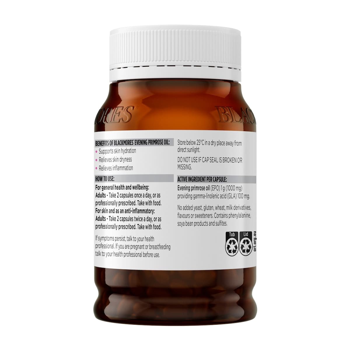 Thumbnail Blackmores Evening Primrose Oil 1000mg 190 Capsules