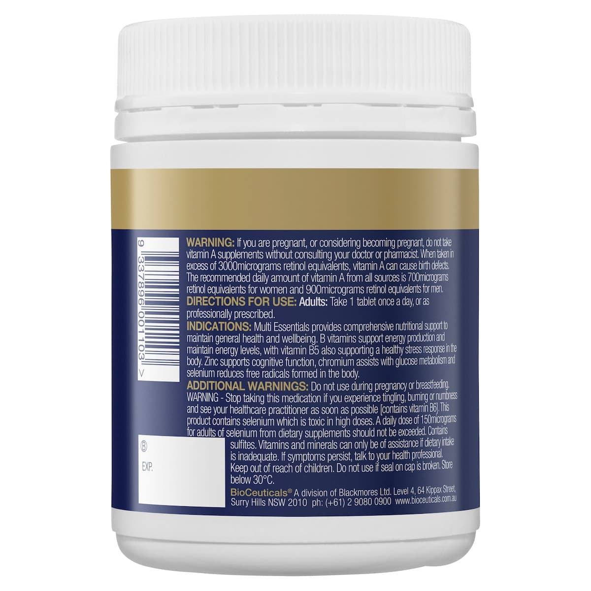 Thumbnail BioCeuticals Multi Essentials 90 Tablets