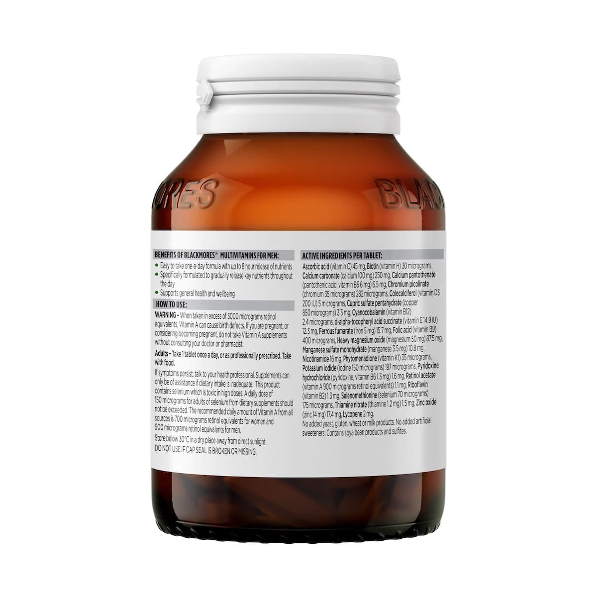 Thumbnail Blackmores Sustained Release Men's Multivitamin 90 Tablets