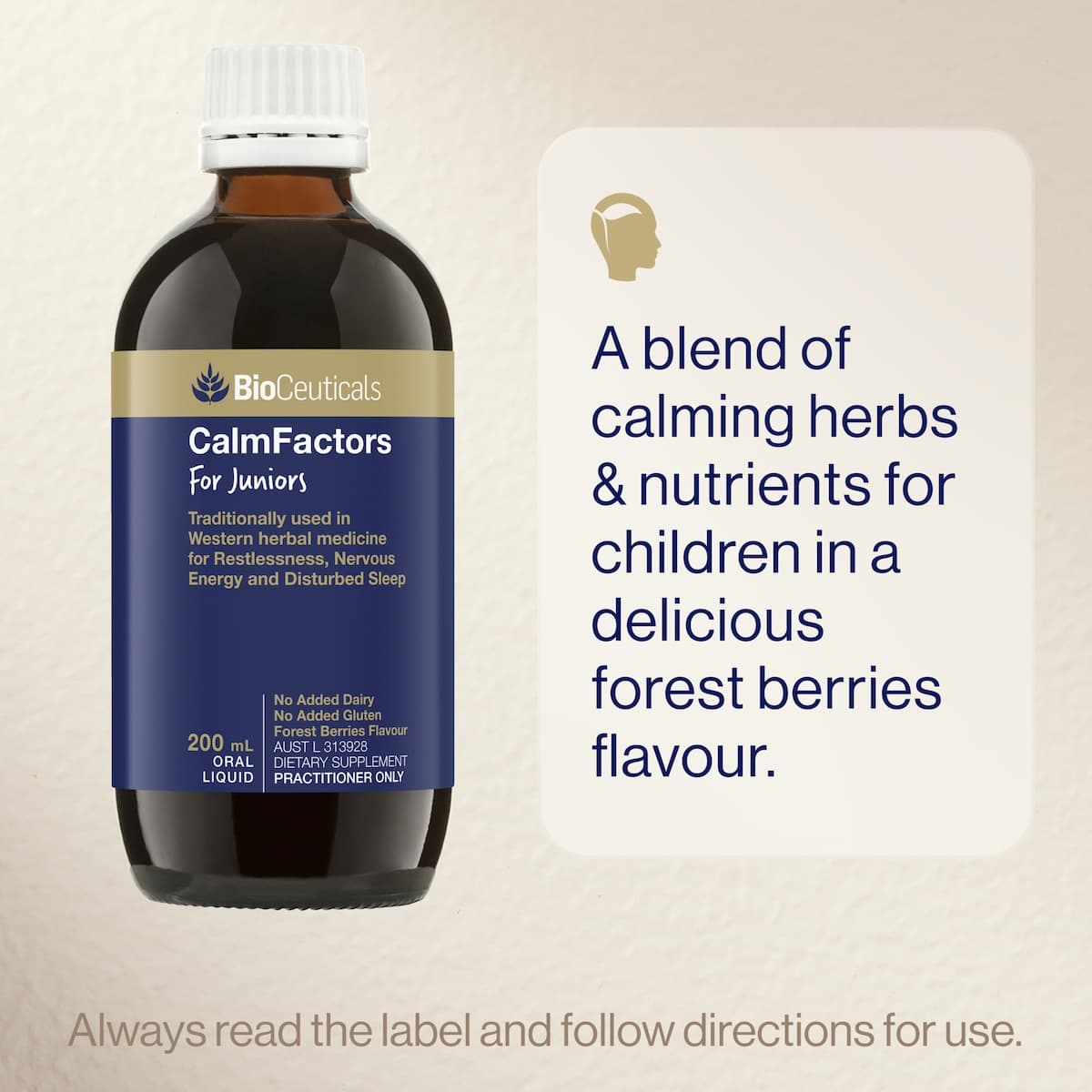 Thumbnail BioCeuticals CalmFactors for Juniors 200ml