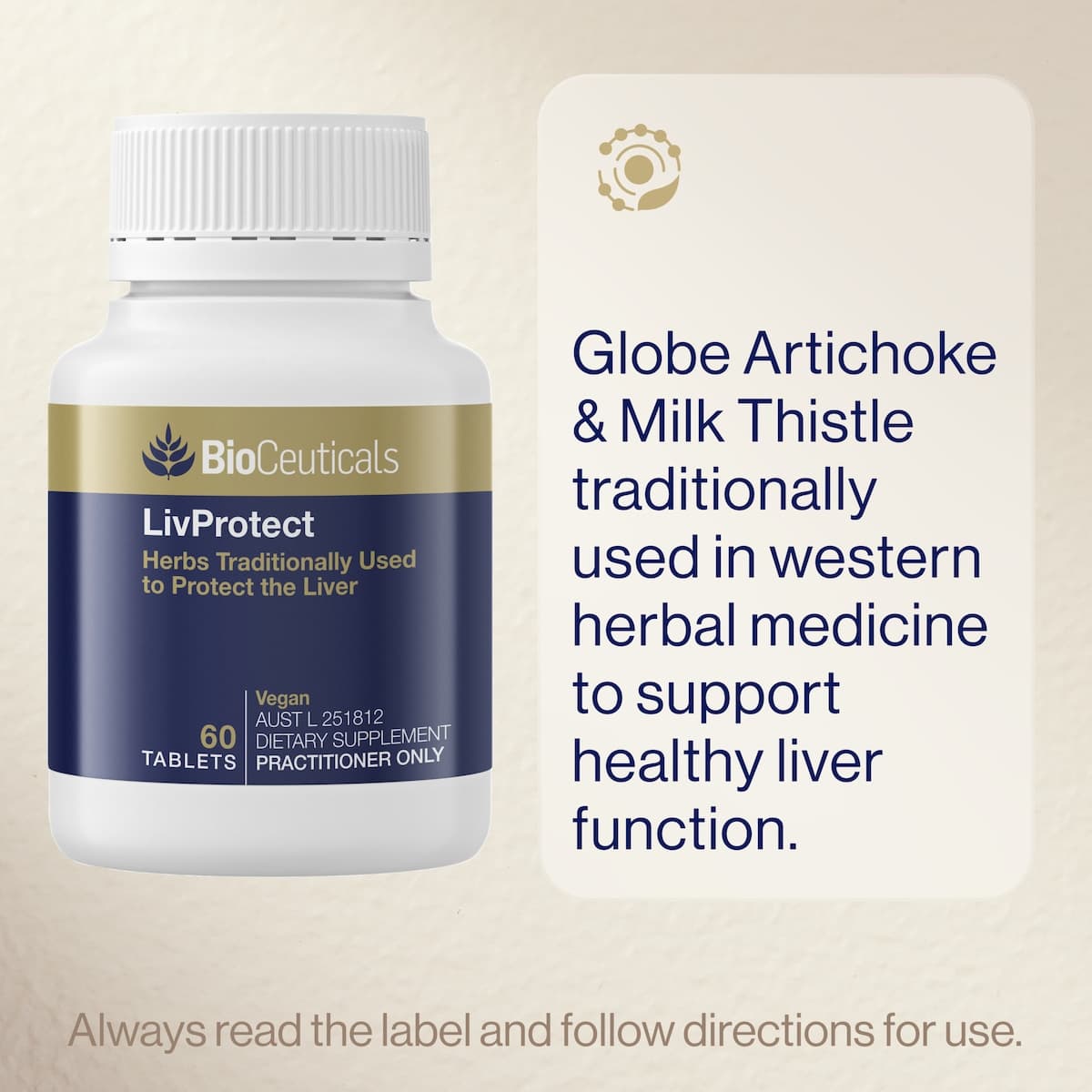 Thumbnail BioCeuticals LivProtect 60 Tablets