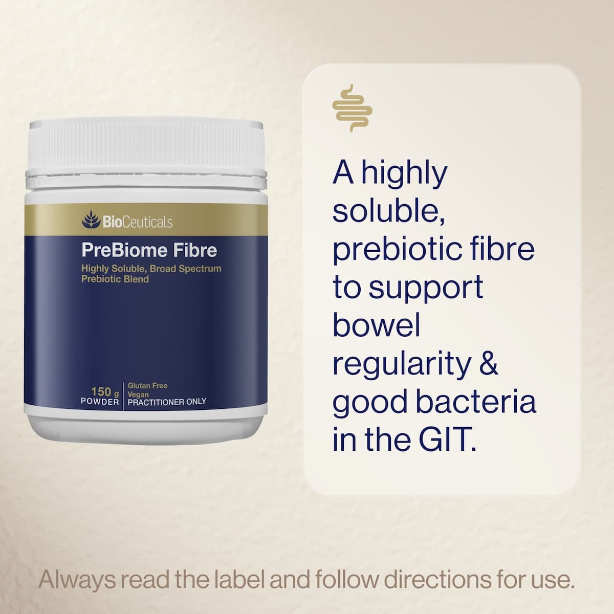 Thumbnail BioCeuticals PreBiome Fibre 150g
