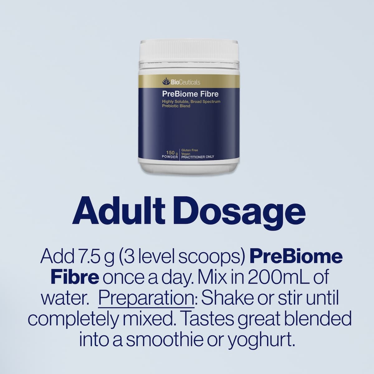 Thumbnail BioCeuticals PreBiome Fibre 150g