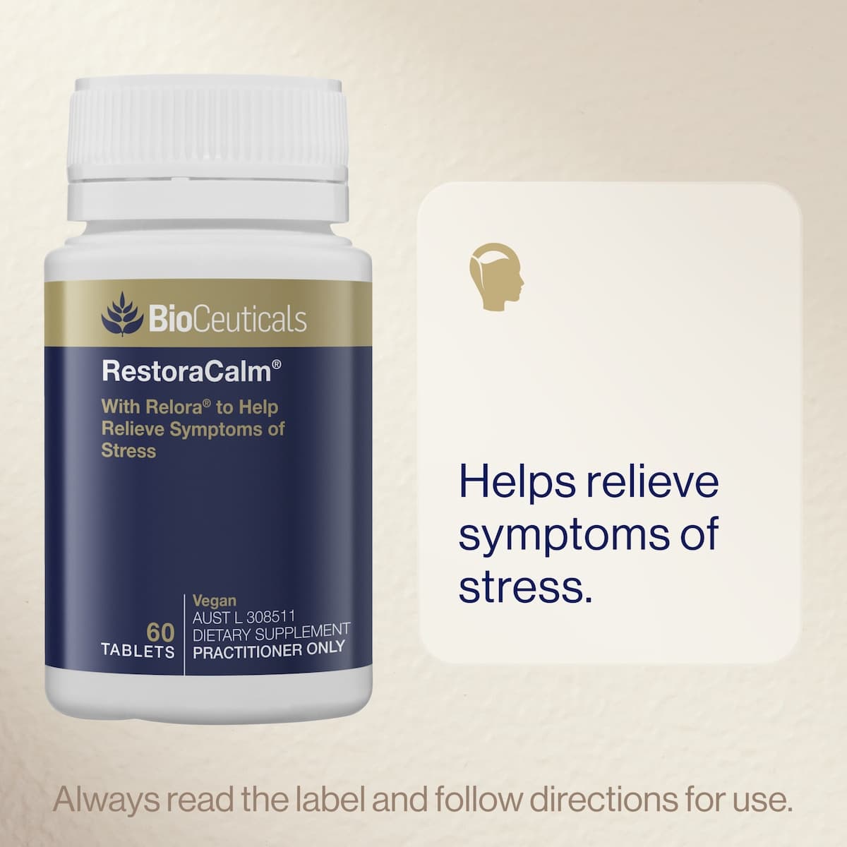 Thumbnail BioCeuticals RestoraCalm 60 Tablets
