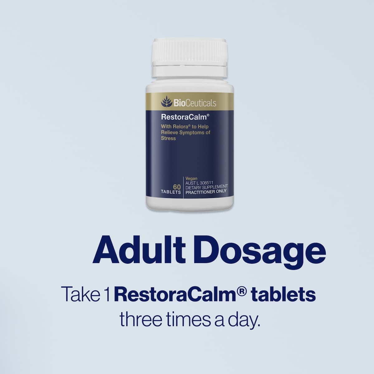 Thumbnail BioCeuticals RestoraCalm 60 Tablets
